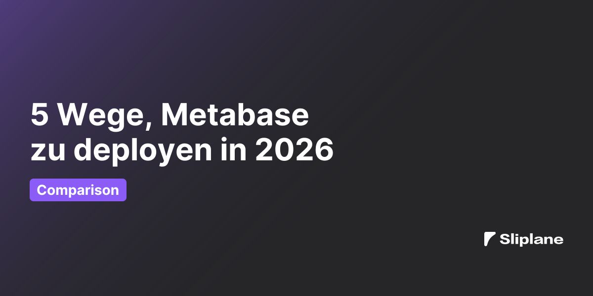 5 Wege, Metabase zu deployen in 2026